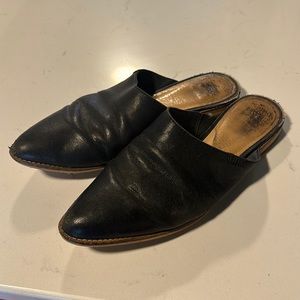 Frye mules size 11.